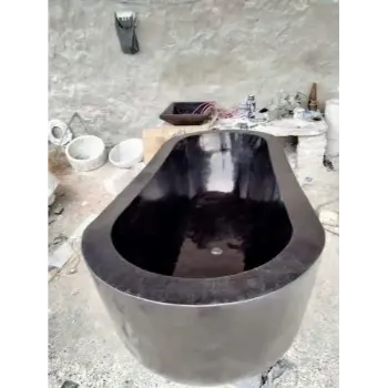 Black Marble Bath Tub
